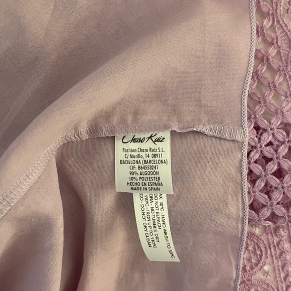 Charo Ruiz Lavender Off the shoulder mini dress - Picture 6 of 8